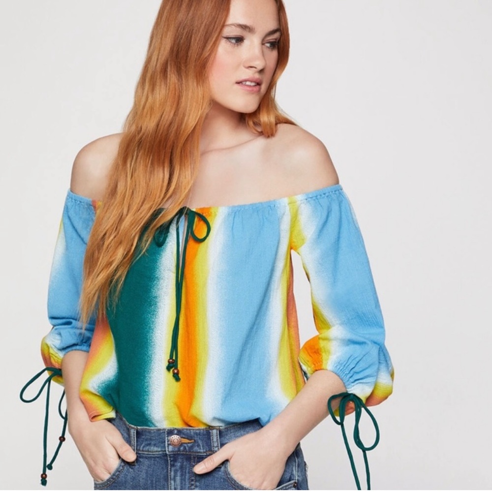 BCBG Generation off-shoulder BoHo top